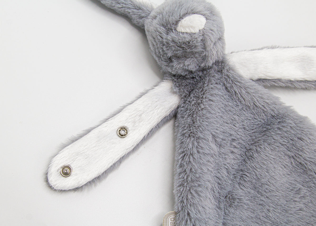 RetailSync:9963 BabyJem Plush Rabbit w/Pacifier Holder