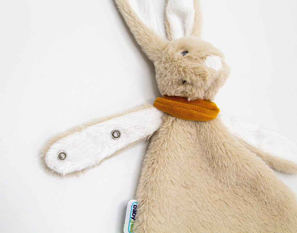 RetailSync:9970 BabyJem Plush Rabbit w/Pacifier Holder