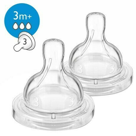 RetailSync:8379 Avent Teat Classic :3m+ Medium Flow 3 Drops