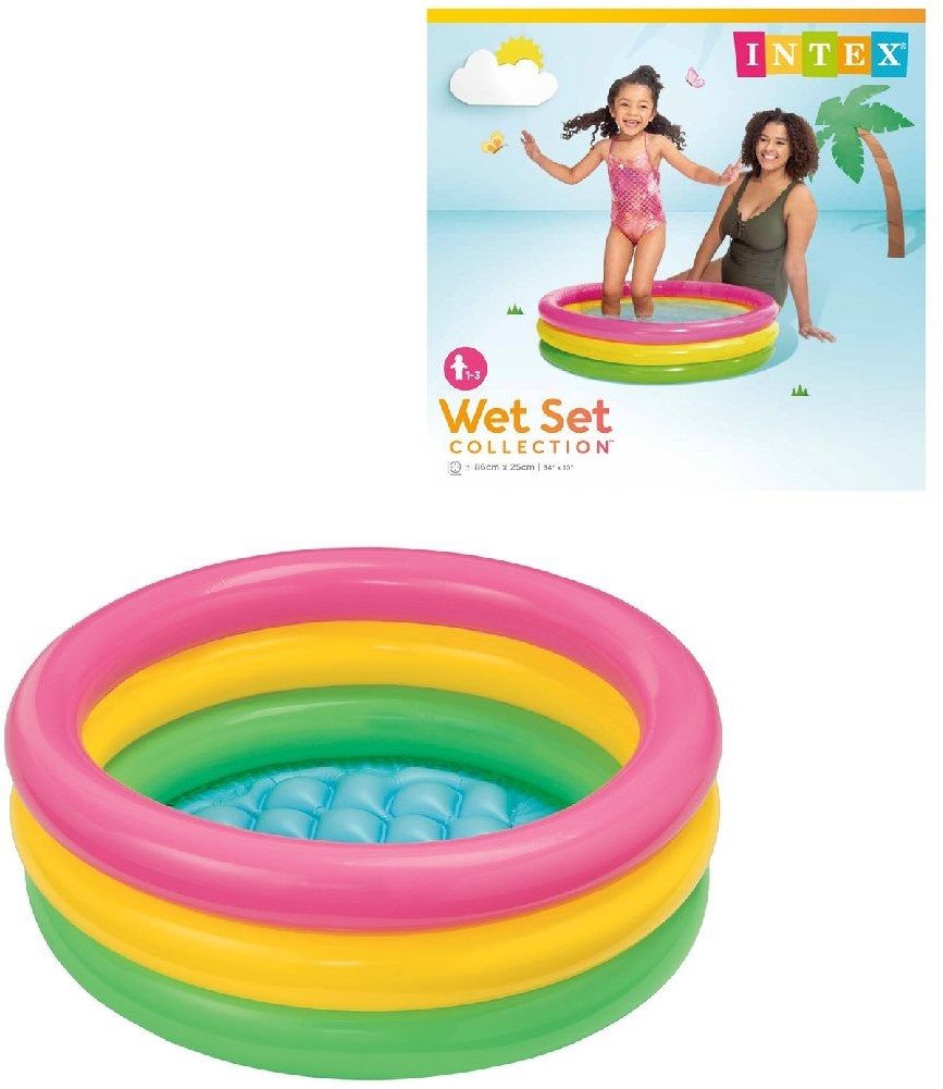 RetailSync:10735 Intex - Sunset Glow Baby Pool 86cm x 25cm