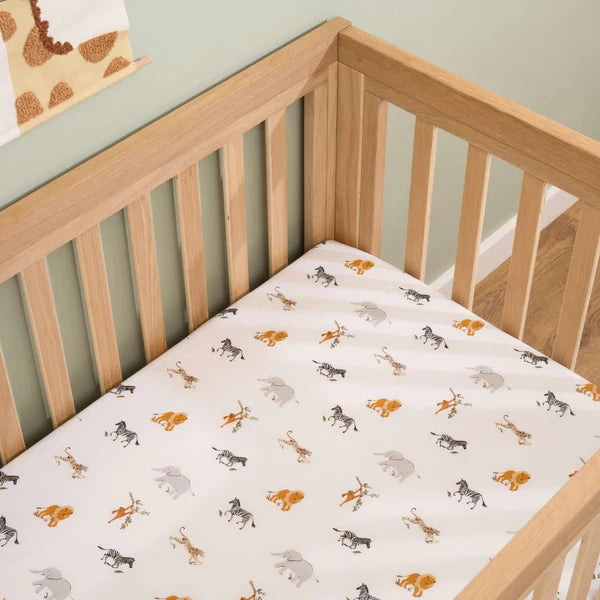 RetailSync:10743 Clair De Lune Cot bed Fitted Sheets 2pk 70x140cm