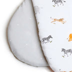 RetailSync:10750 Clair De Lune Moses Fitted Sheets 40x80cm 2pk
