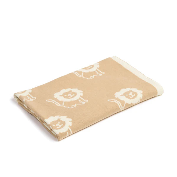 RetailSync:10754 Clair De Lune Reversable Knitted Animal Blanket