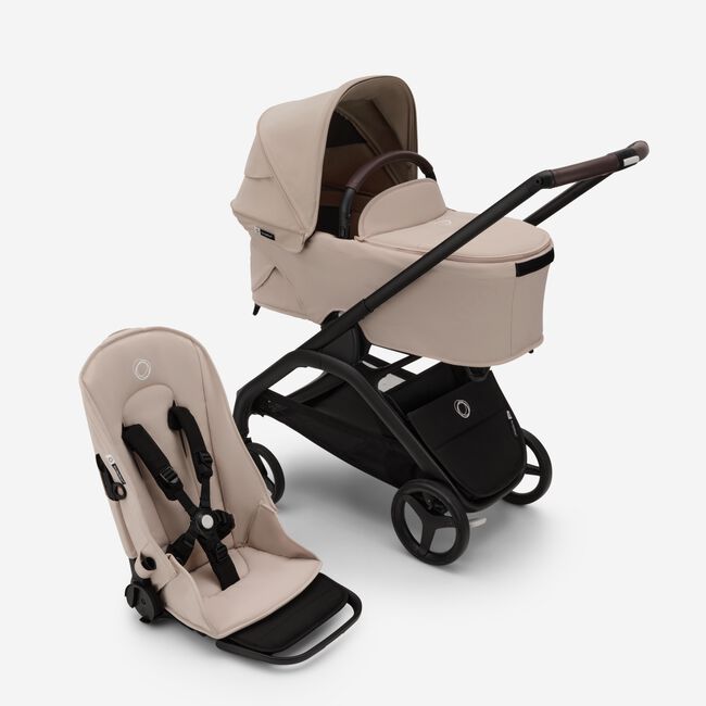 RetailSync:10804 Bugaboo Dragon Fly Seat & Bassinet :Taupe