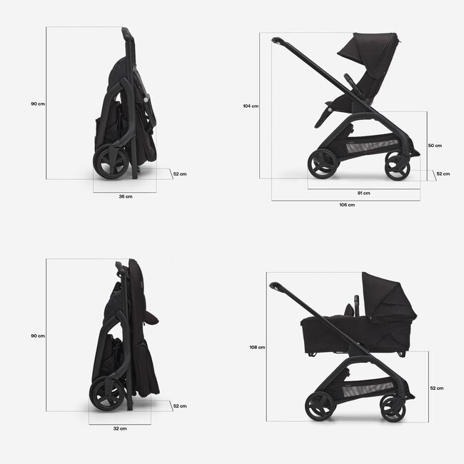 RetailSync:10808 Bugaboo Dragon Fly Seat & Bassinet :Taupe