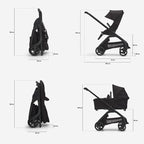 RetailSync:10808 Bugaboo Dragon Fly Seat & Bassinet