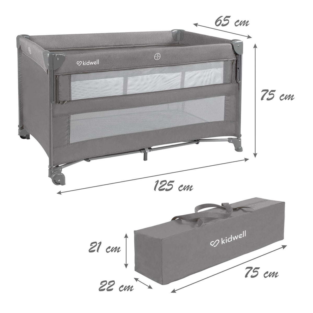 RetailSync:10915 KidWell Travel Cot Blissy Lift