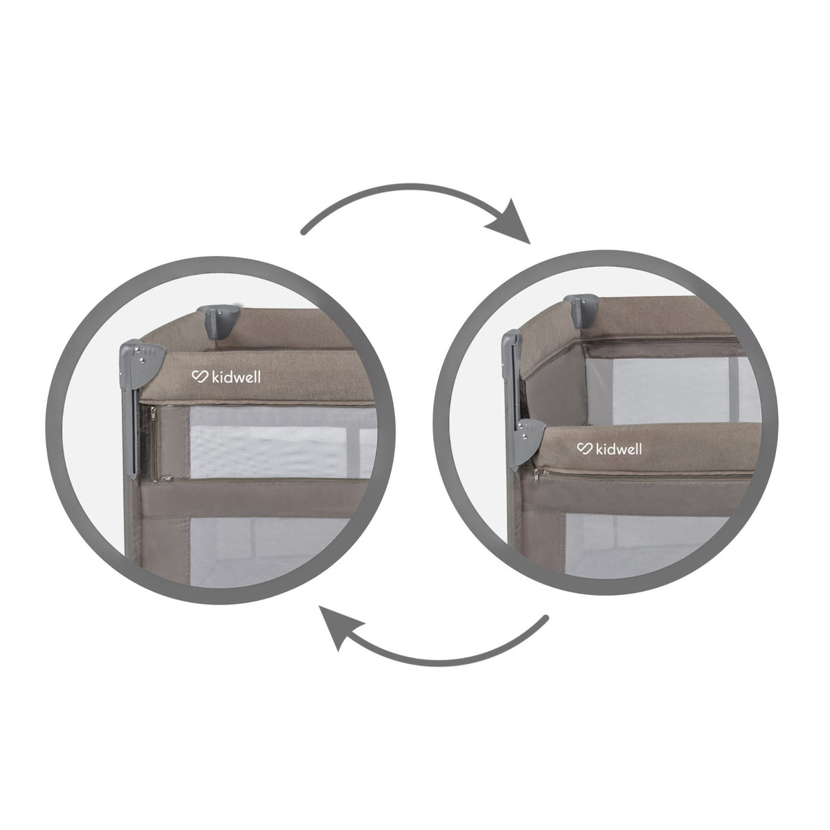 RetailSync:10930 KidWell Travel Cot Blissy Lift