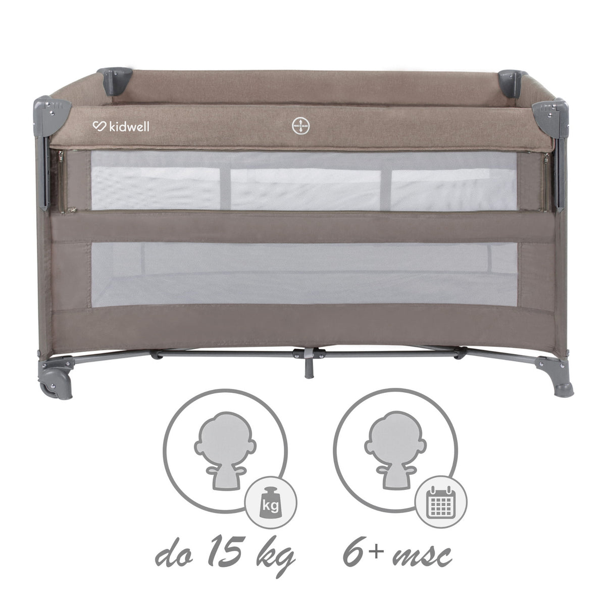 RetailSync:10933 KidWell Travel Cot Blissy Lift