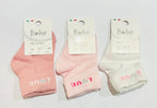 RetailSync:11094 Prodigi Baby Socks Love 3/6m