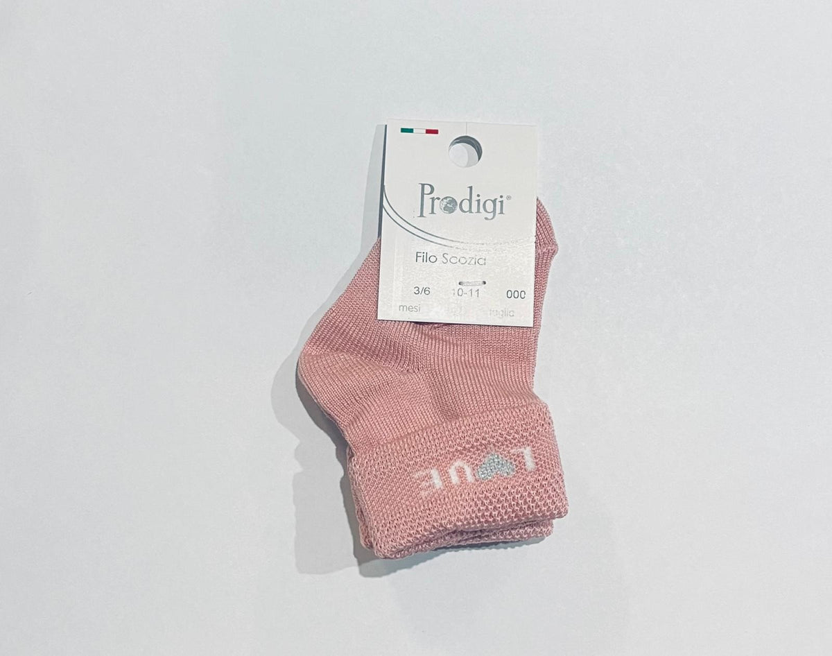 RetailSync:11095 Prodigi Baby Socks Love 3/6m