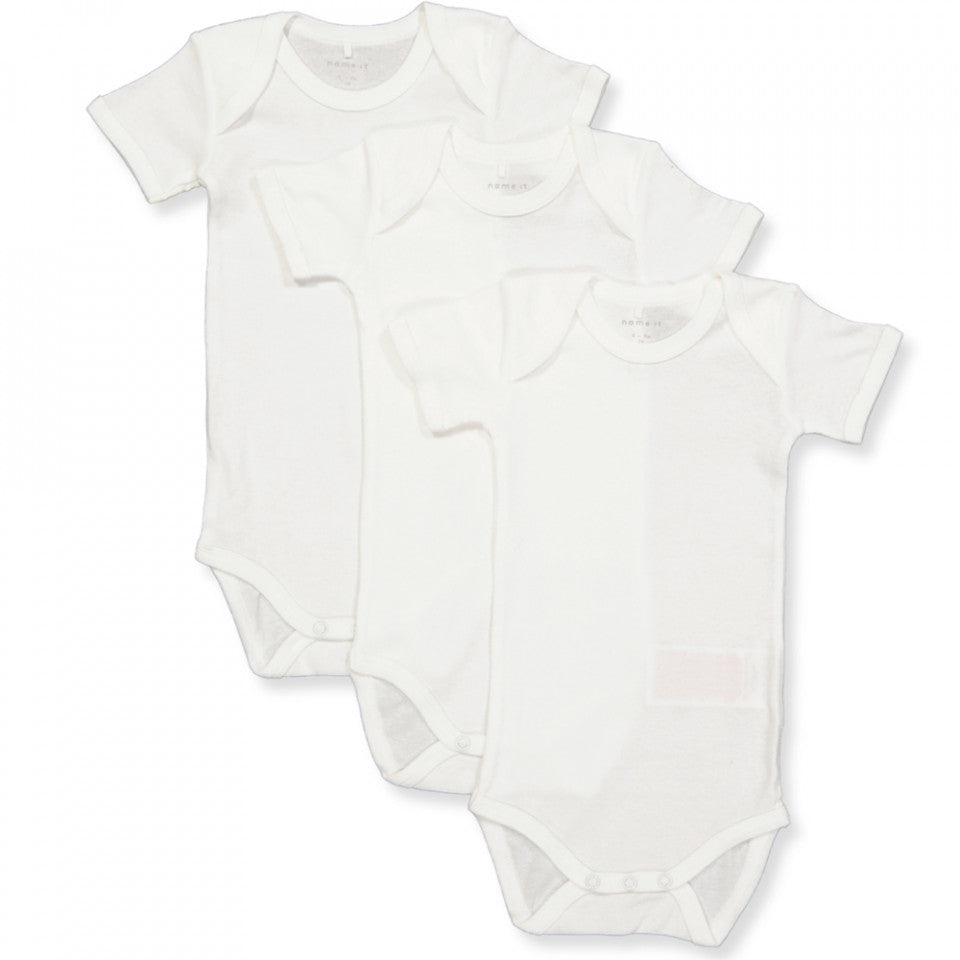 RetailSync:11108 Nursery Time 3pk Short Sleeve Body Suits 6/9m