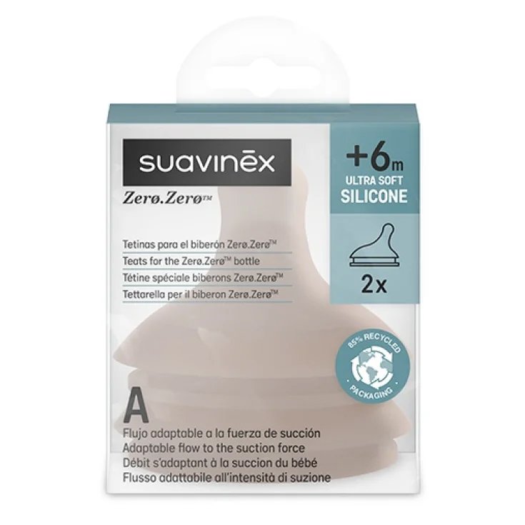 RetailSync:11120 Suavinex Zero Zero Teat 0m+ Adaptable Flow