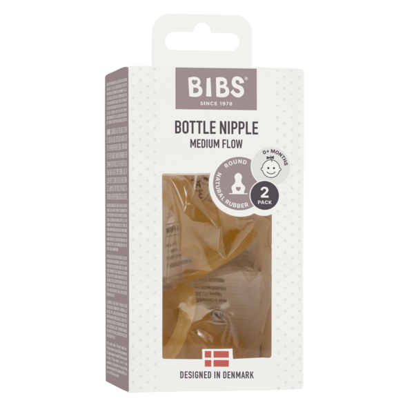 RetailSync:9824 Bibs Bottle Teat Nipple 2pk Latex