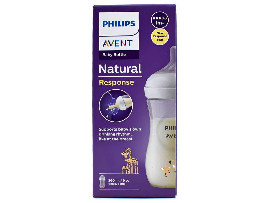 RetailSync:13878 Avent Bottle Natural Response 260ml 3/6m