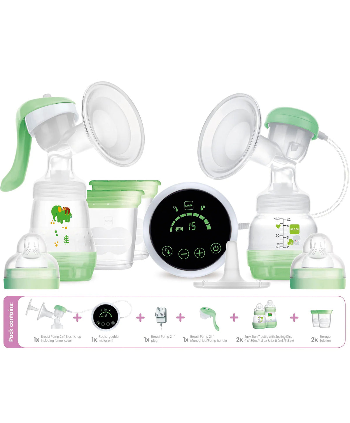 Mam 2 In 1 Electric Breast Pump