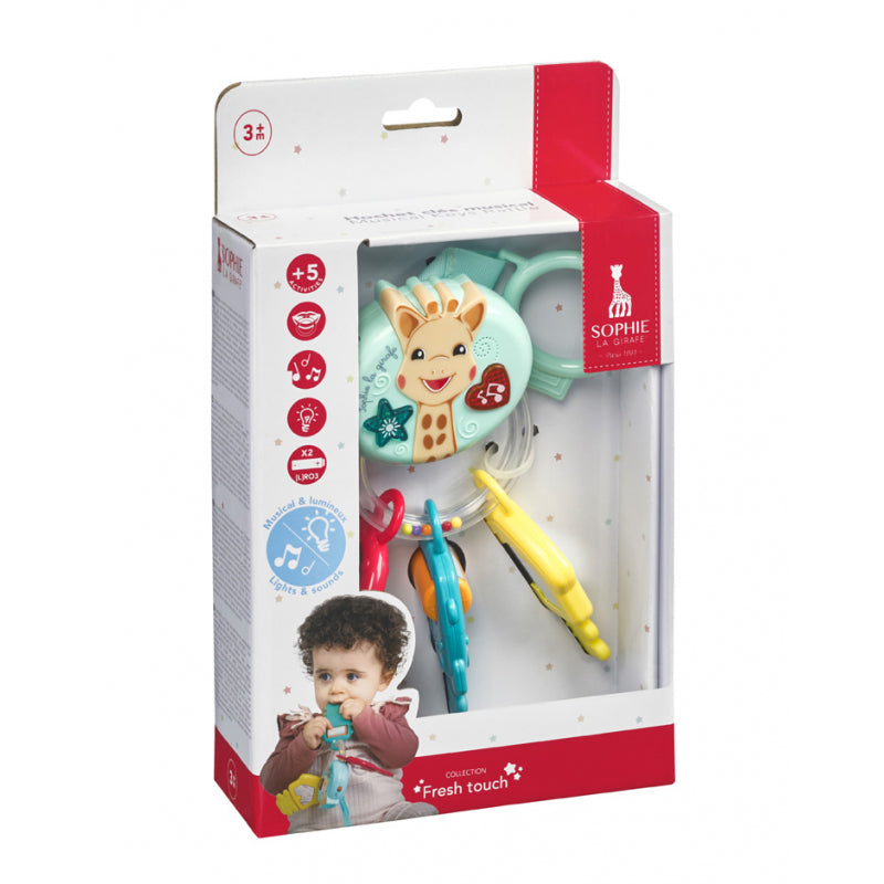 RetailSync:10670 Sophie La Girafe Fresh Touch Collection Musical Key Rattle