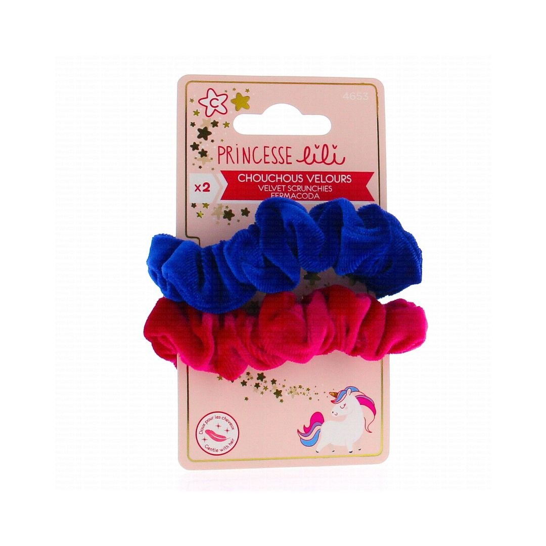 RetailSync:9807 Princesse Lili Accessories Velvet Scrunchies