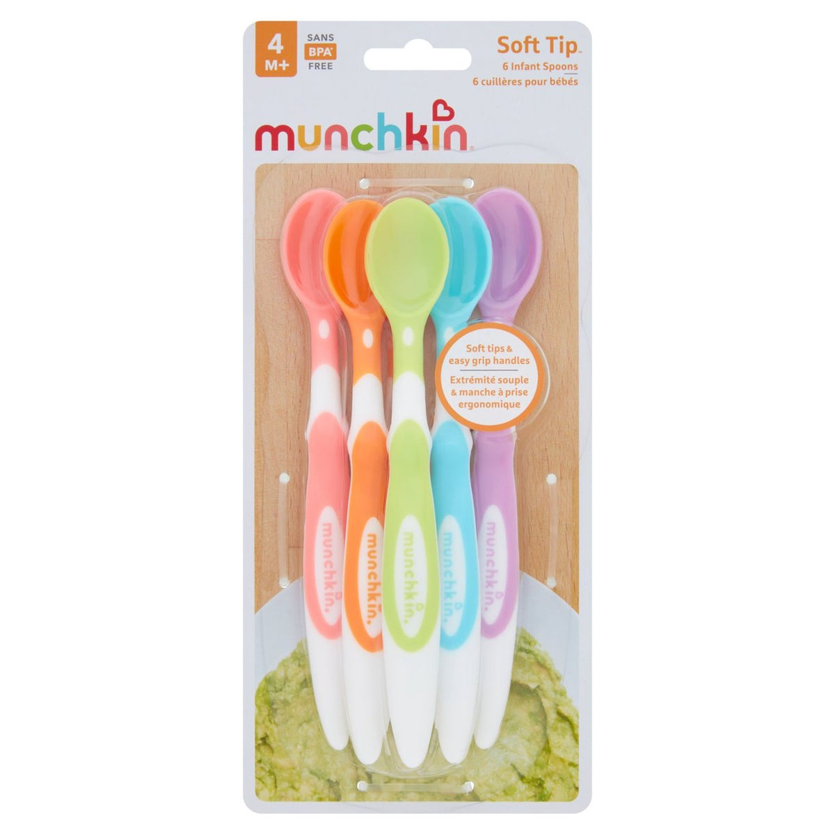 RetailSync:8154 Munchkin Soft Tip Infant Spoons 4m+ 6pk