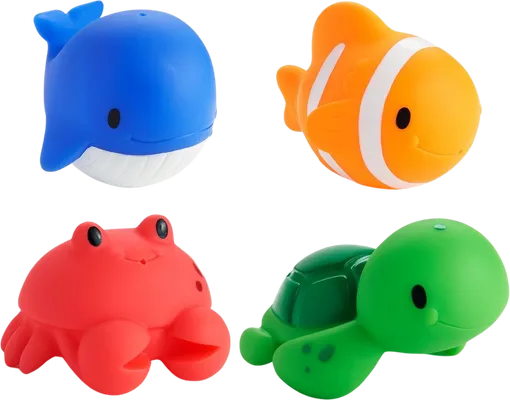 RetailSync:8633 Munchkin Bath Squirts 4pk 9m+