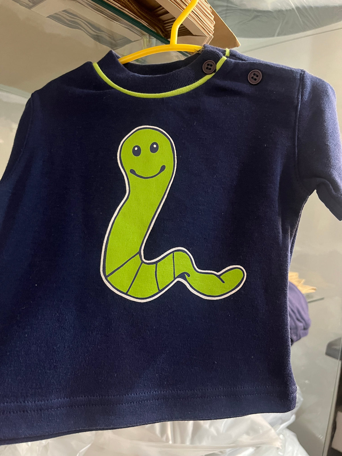 RetailSync:8915 Lynnat Navy Worm T-Shirt 3m