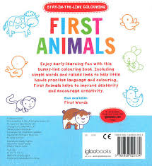 RetailSync:10381 Igloo First Animals Colouring Book