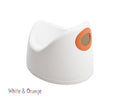 White/Orange