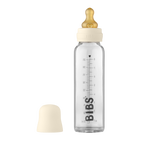 RetailSync:9633 Bibs Baby Glass Bottle Round Latex 240ml Medium Flow