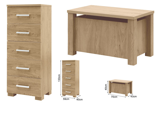 RetailSync:8328 Babystyle Bordeaux Light Oak