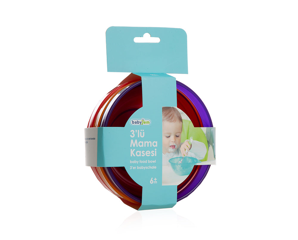 RetailSync:9675 BabyJem Bowl Set 3pcs