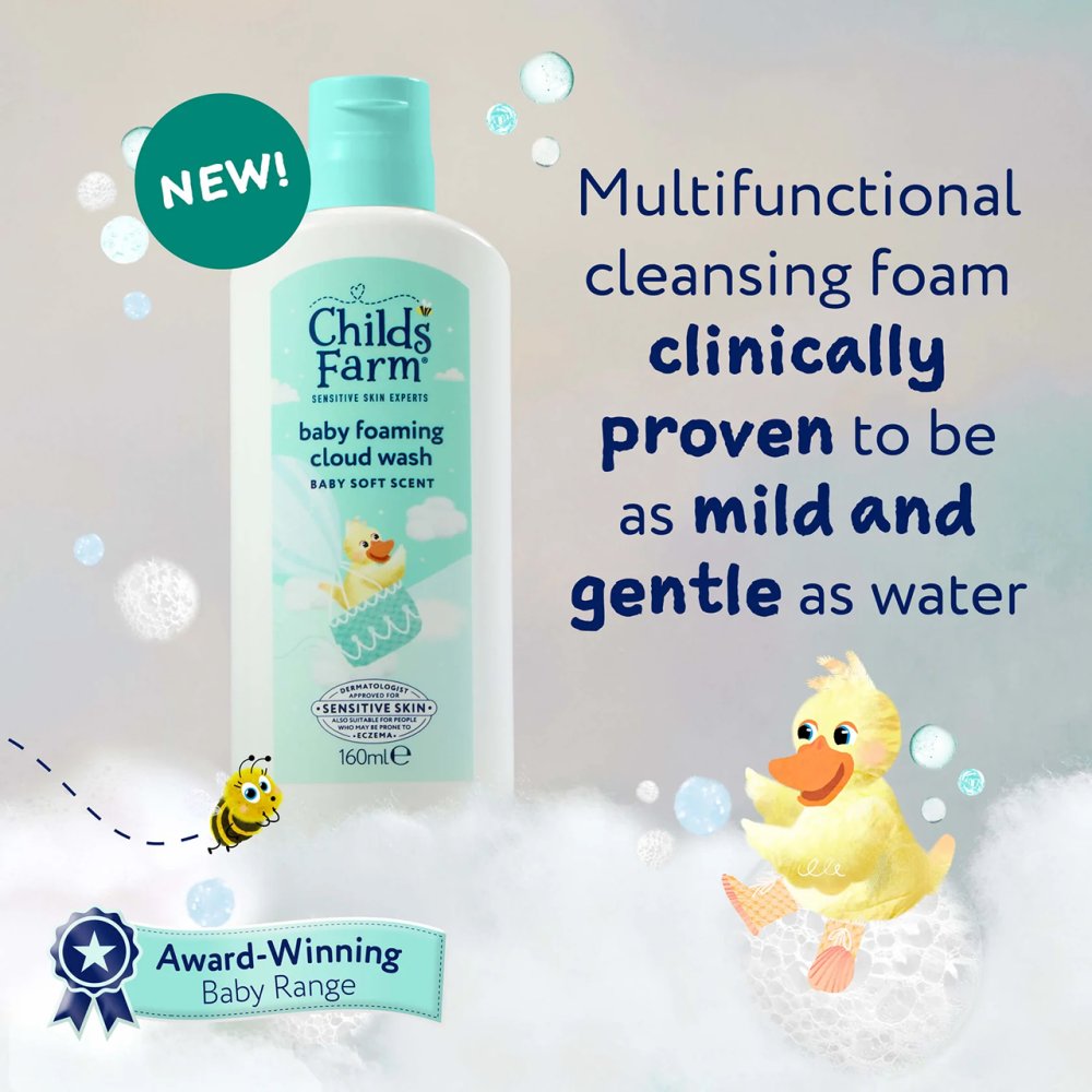 RetailSync:11437 Childs Farm Soft Foaming Cloud Wash 160ml