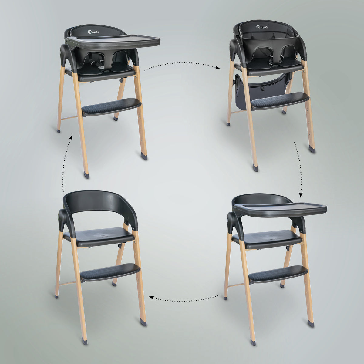 RetailSync:11473 BabyGo Levels Highchair