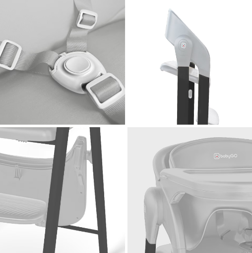 RetailSync:11482 BabyGo Levels Highchair