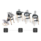 RetailSync:11456 BabyGo Levels Newborn Complete Highchair