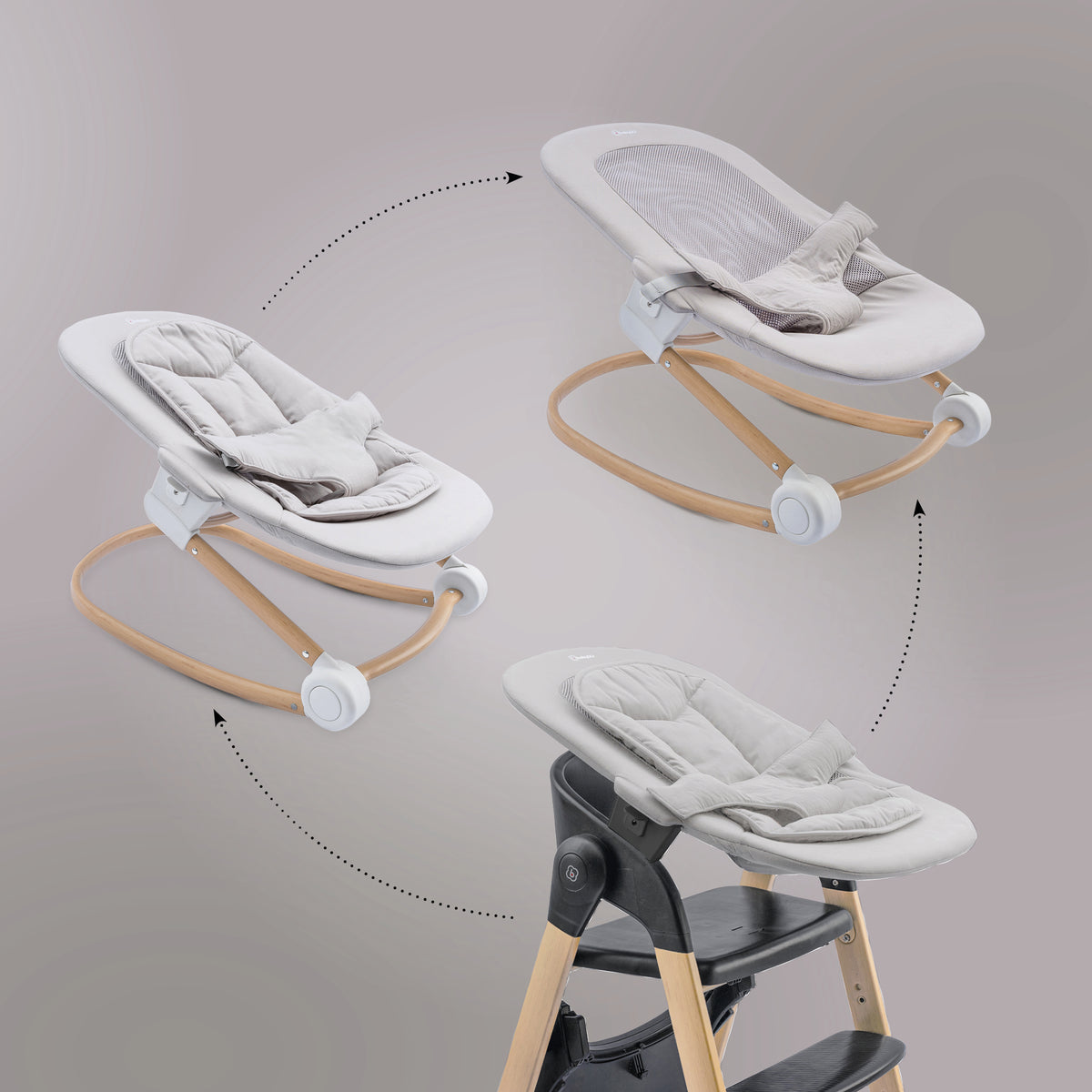 RetailSync:11462 BabyGo Levels Newborn Complete Highchair