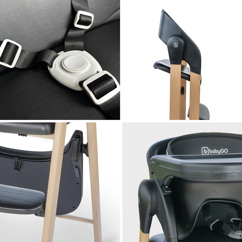 RetailSync:11466 BabyGo Levels Newborn Complete Highchair