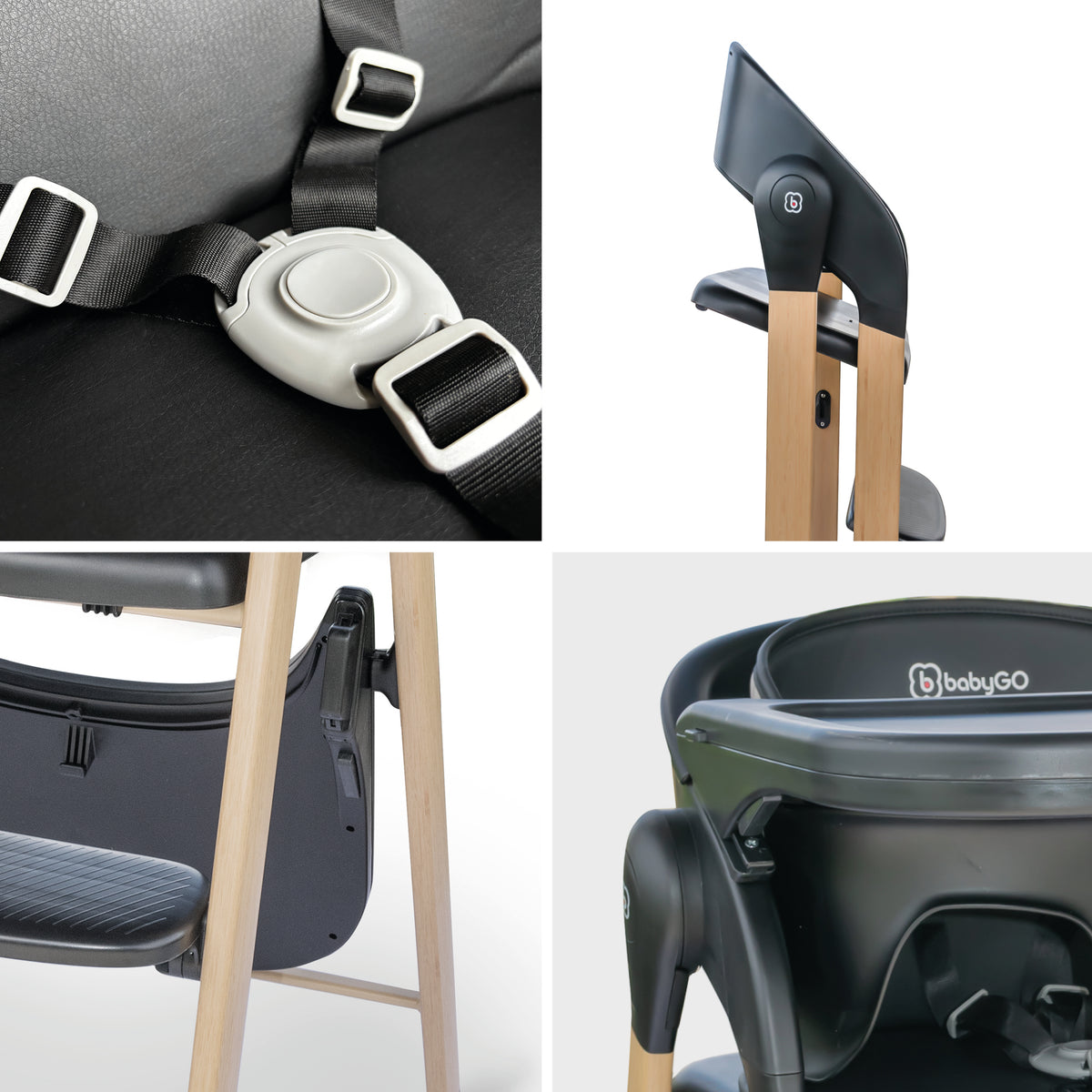 RetailSync:11466 BabyGo Levels Newborn Complete Highchair