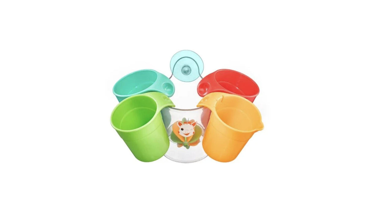 RetailSync:11555 Sophie la Girafe Fresh Touch Collection Funny Bath Cups