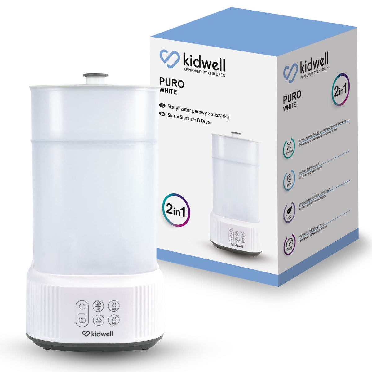 RetailSync:11624 KidWell PURO Steriliser & Dryer