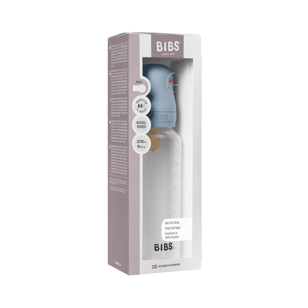 RetailSync:11653 Bibs Baby Bottle Round Latex 270ml Medium Flow