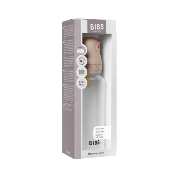 RetailSync:11655 Bibs Baby Bottle Round Latex 270ml Medium Flow