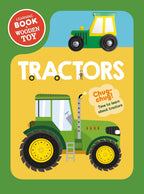 RetailSync:11714 Learning Book Wooden Toy - Tractors
