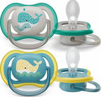 RetailSync:11814 Avent Soother Ultra Air 18m+:  Neutral Whale