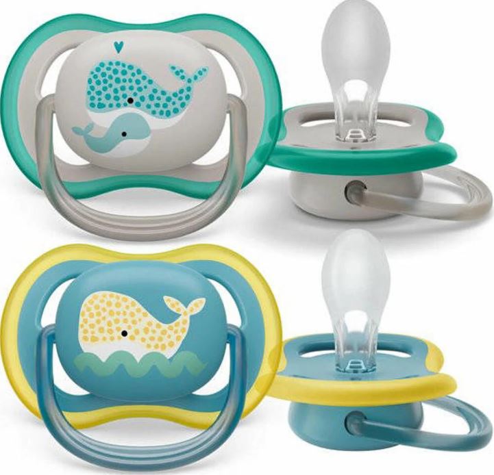 RetailSync:11814 Avent Soother Ultra Air 18m+:  Neutral Whale