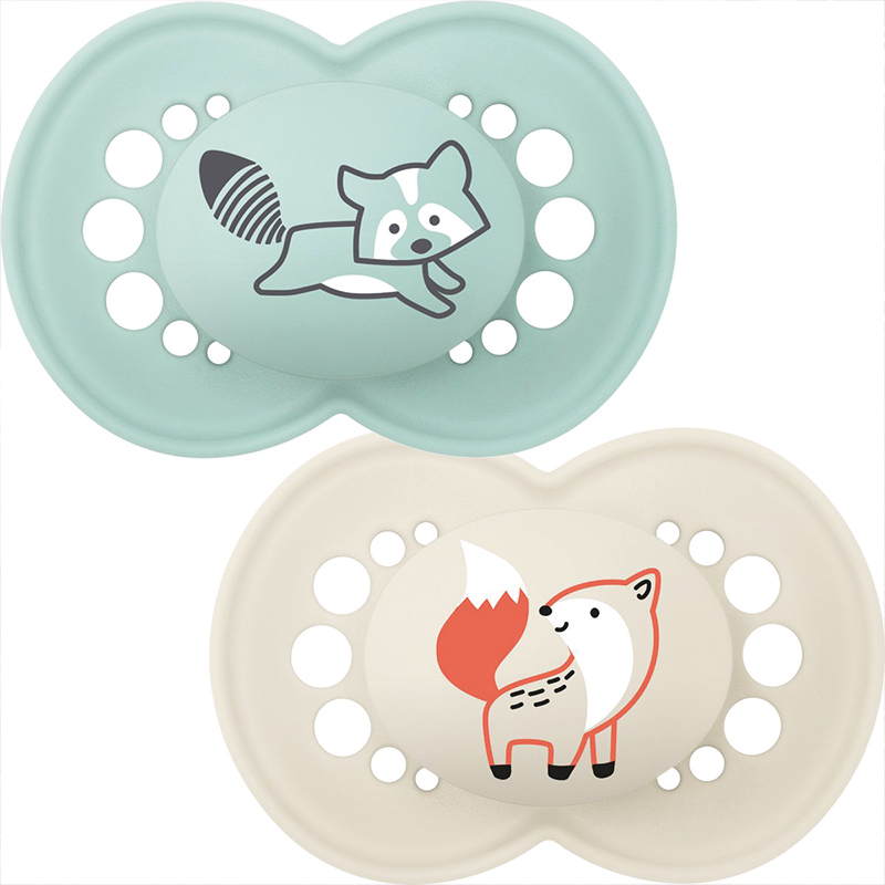 RetailSync:9173 Mam Soother Colours of Nature 12m 2pk Unisex