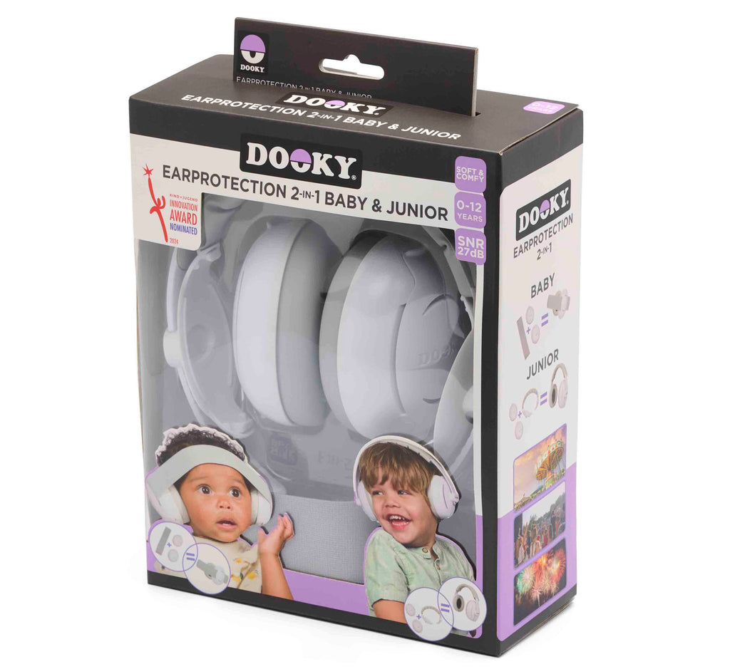 Dooky Ear Protection 2 in 1 Baby/Junior 0-12 Y