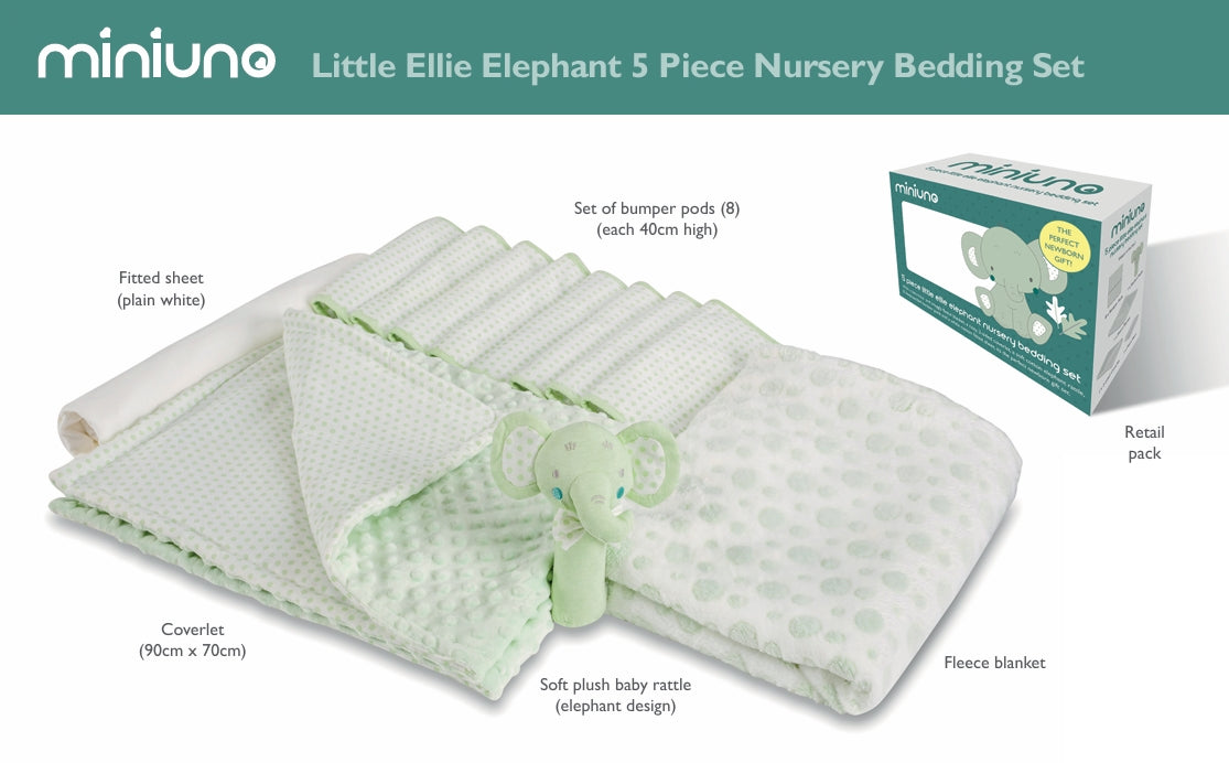 RetailSync:11975 MiniUno Little 5 Piece Bedding Set
