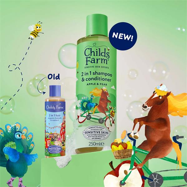RetailSync:12064 Childs Farm 2 in 1 Shampoo & Conditioner 250ml