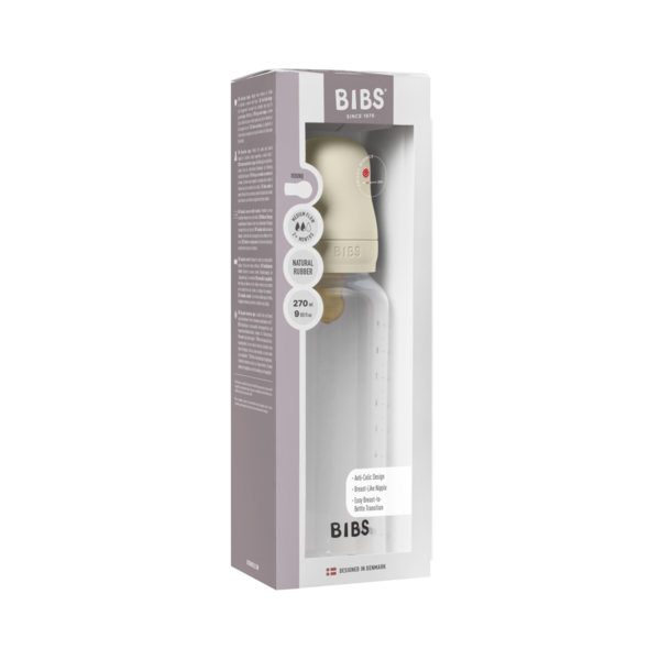 RetailSync:12078 Bibs Baby Bottle Round Latex 270ml Medium Flow