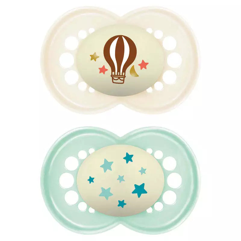 RetailSync:14258 Mam Soother Night Astro 18/36m 2pk
